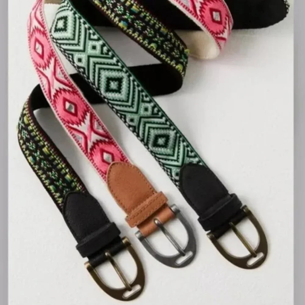 Free People Moving To Mars Printed Belt